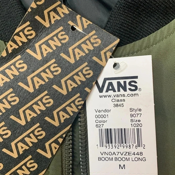 Vans Boom Olive Long Jacket Boom Olive Green NWT - Picture 11 of 14